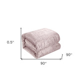 Blush Queen Polyester 180 Thread Count Washable Down Comforter Set